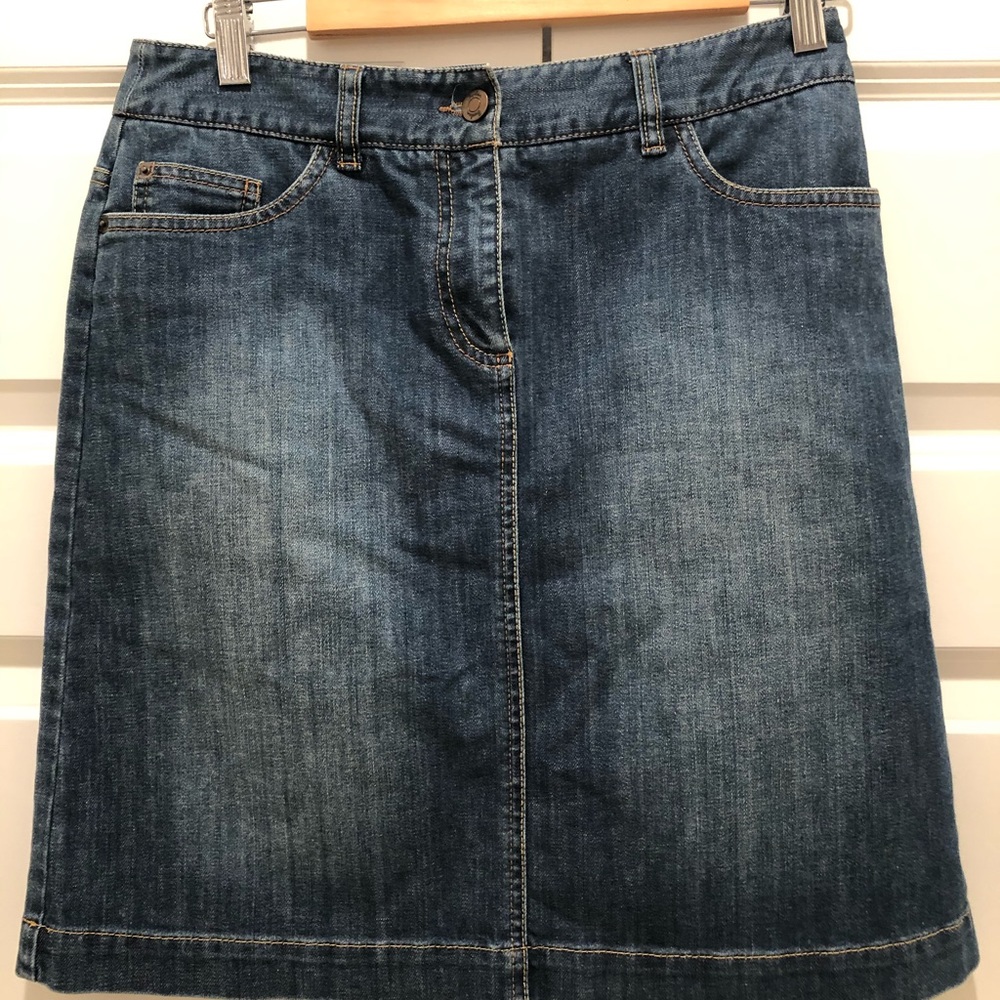 Boden jean skirt